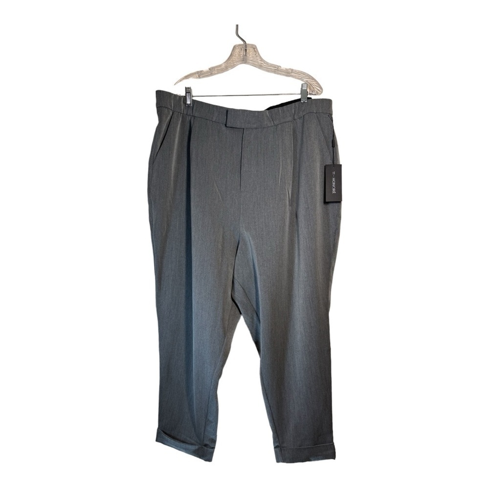 11 Honore Destiny Tapered Trouser Grey Melange Nwt — image 2 of 6